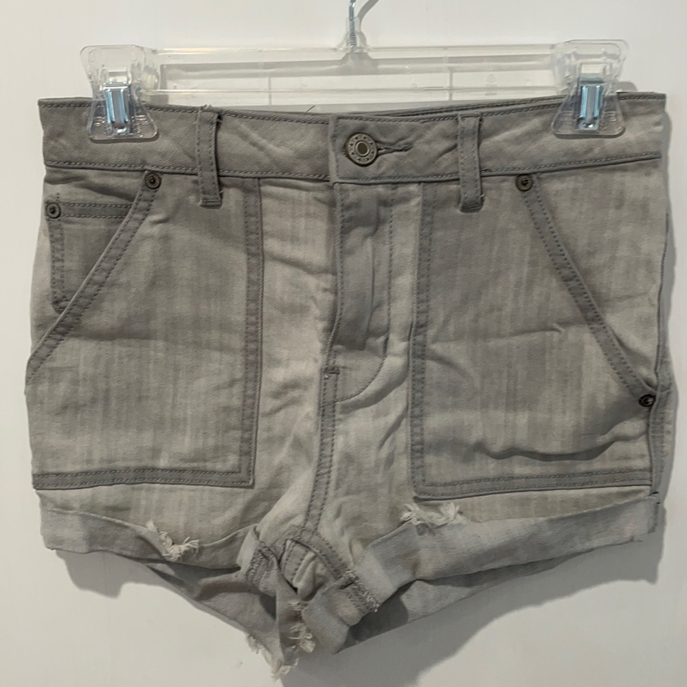 Free People High Waisted Gray Shorts